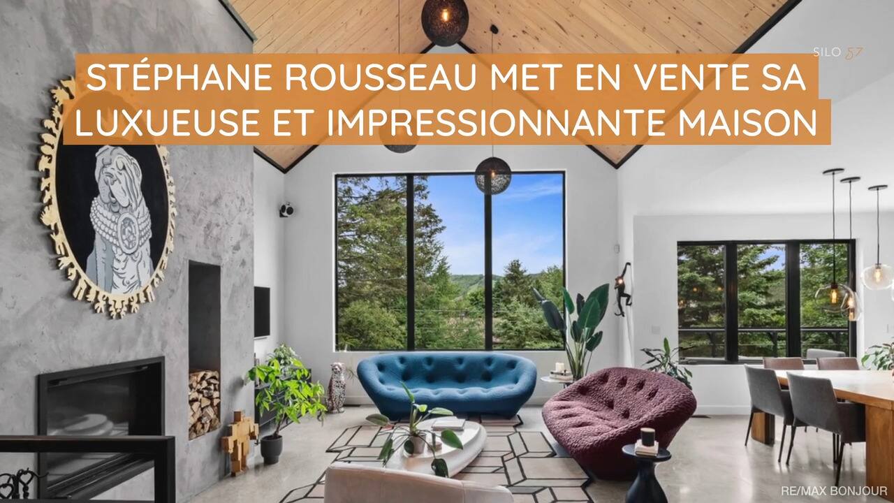 Stéphane Rousseau met en vente sa luxueuse et impressionnante maison