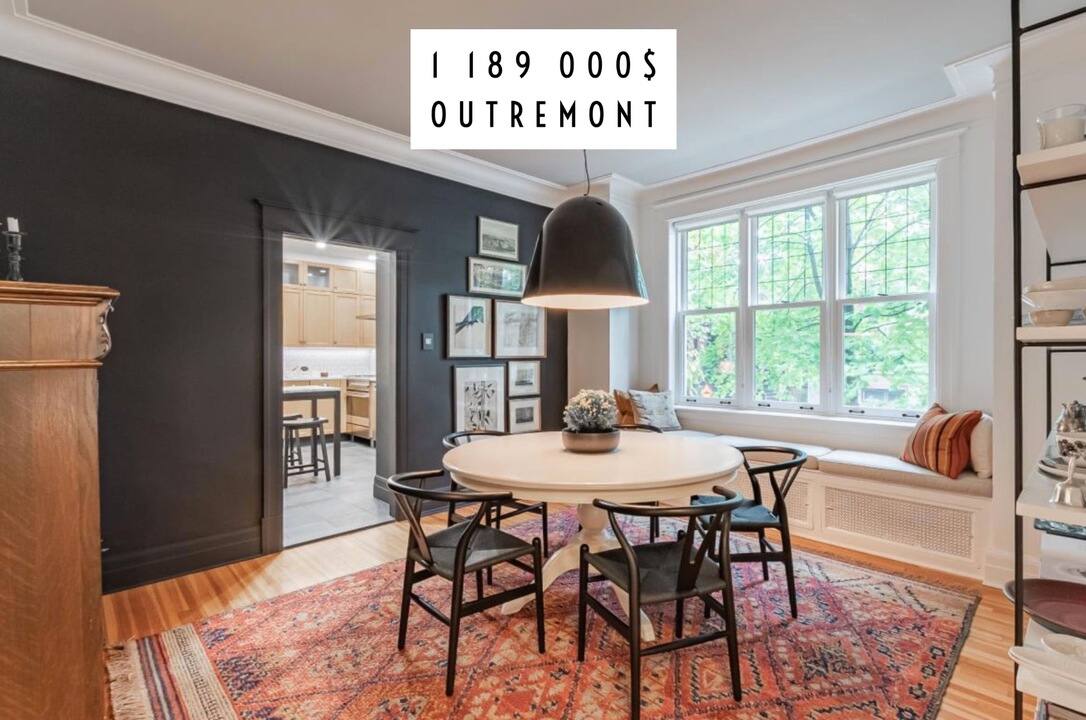 Un condo avec beaucoup de cachet à vendre pour 1 189 000$ à Outremont