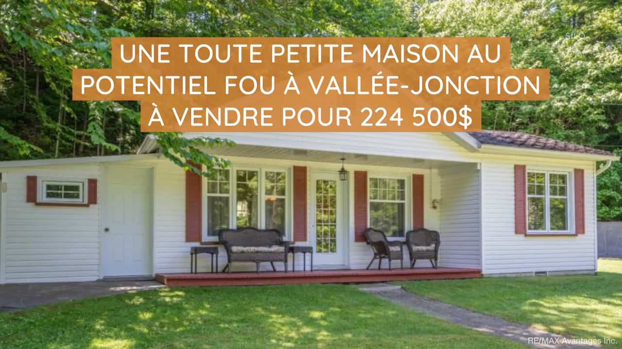 Un tout petit chalet au potentiel fou à Vallée-Jonction à vendre pour 224 500$