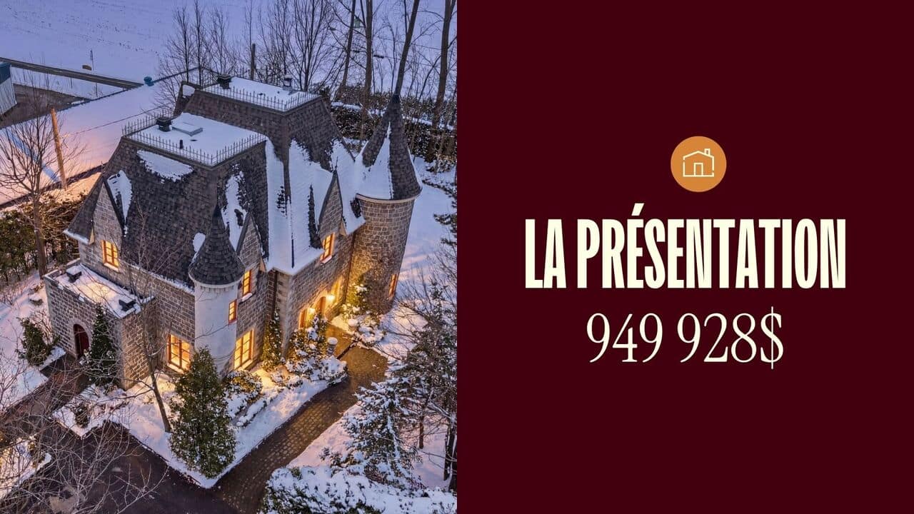 Ce château digne d'un conte de fée est à vendre en Montérégie (et il est incroyable)