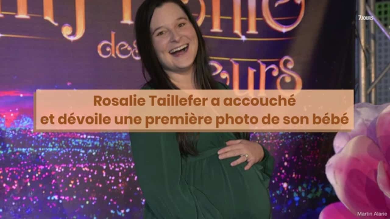 Rosalie Taillefer a accouché et dévoile une première photo de son bébé