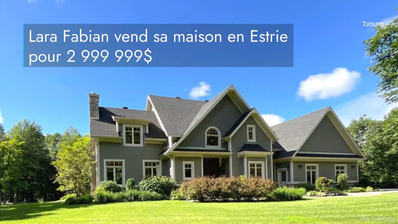 Lara Fabian vend sa maison en Estrie pour 2 999 999$