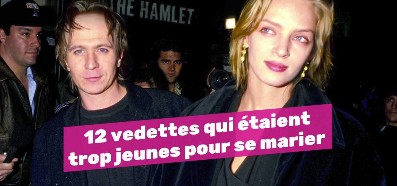 12 vedettes qui étaient trop jeunes pour se marier