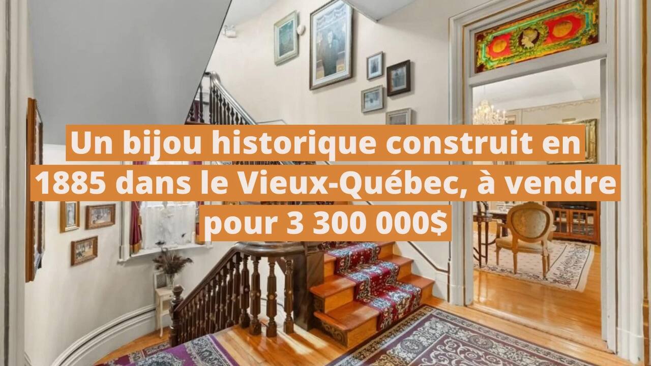 Le Château de Faubourg, un bijou historique construit en 1885 dans le Vieux-Québec, à vendre pour 3 300 000$