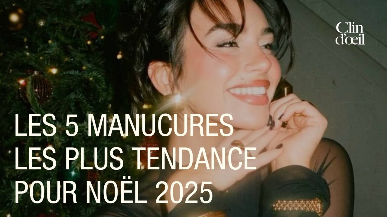 Les 5 manucures les plus tendance pour Noël 2025