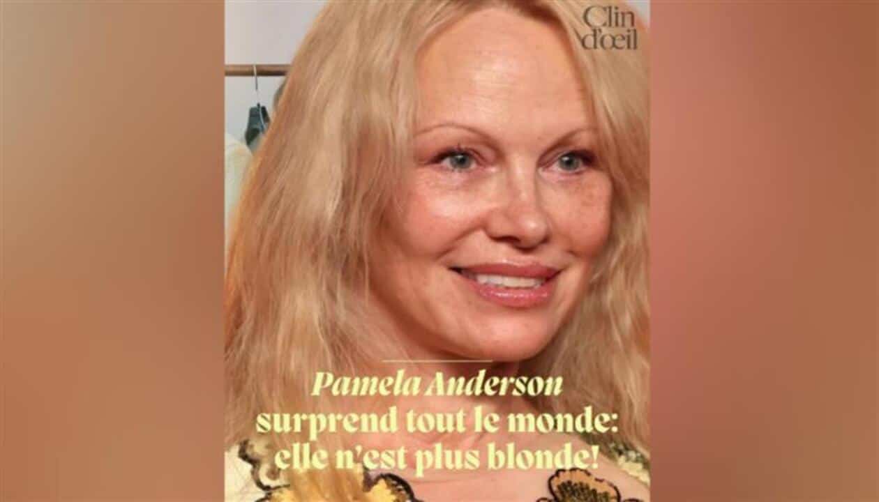 Pamela Anderson surprend tout le monde : elle n'est plus blonde!