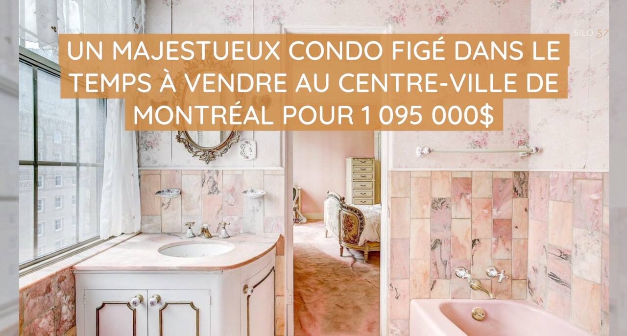 Un majestueux condo figé dans le temps à vendre à Montréal pour 1 095 000$