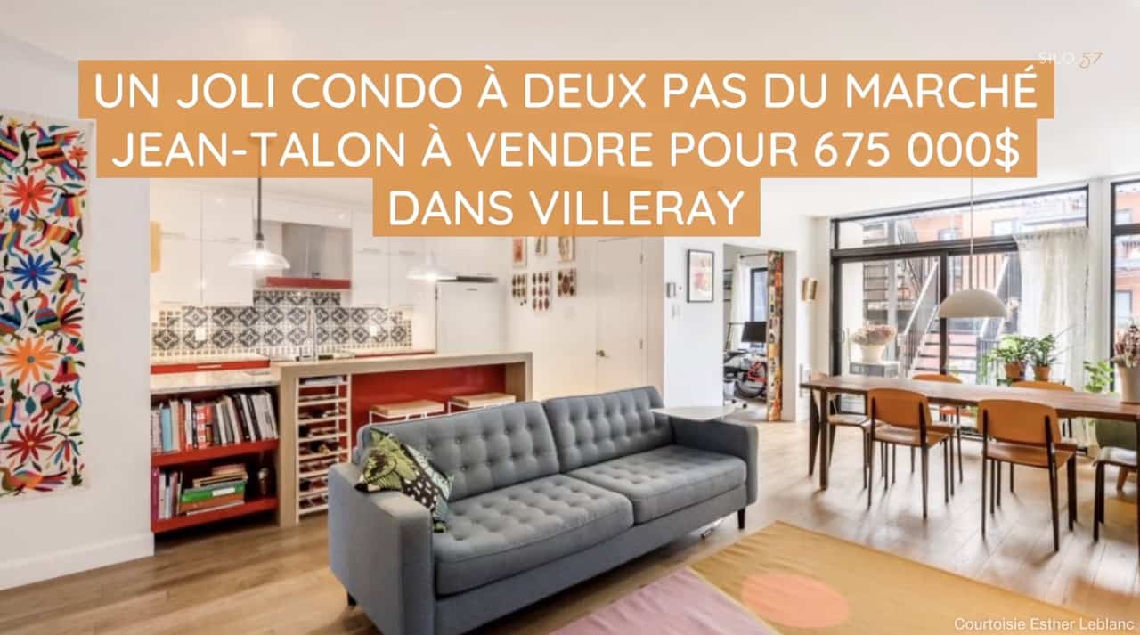 Un joli condo à deux pas du marché Jean-Talon à vendre pour 675 000$ dans Villeray