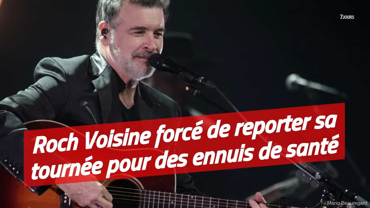 Roch Voisine forcé de reporter sa tournée pour des ennuis de santé
