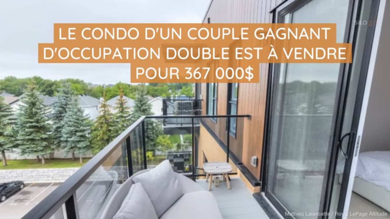 Le condo d'un couple gagnant d'Occupation Double est à vendre pour 367 000$