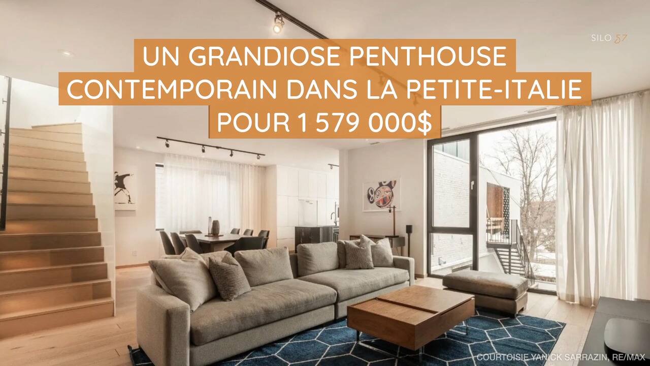 Un grandiose penthouse contemporain dans la Petite-Italie pour 1 579 000$