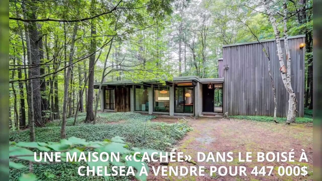 Une maison "cachée" dans le boisé à Chelsea à vendre pour 447 000$