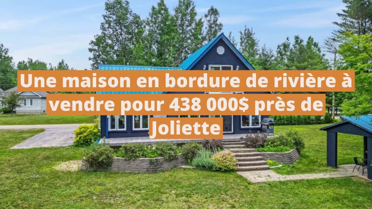 Une maison en bordure de la rivière l'Assomption à vendre pour 438 000$ à Notre-Dame-de-Lourdes