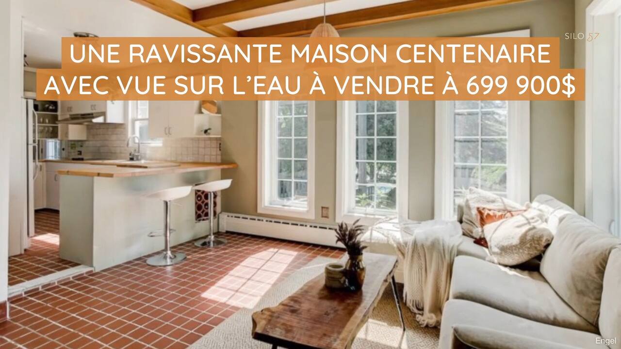 Une ravissante maison centenaire avec vue sur l'eau à vendre à 699 900$
