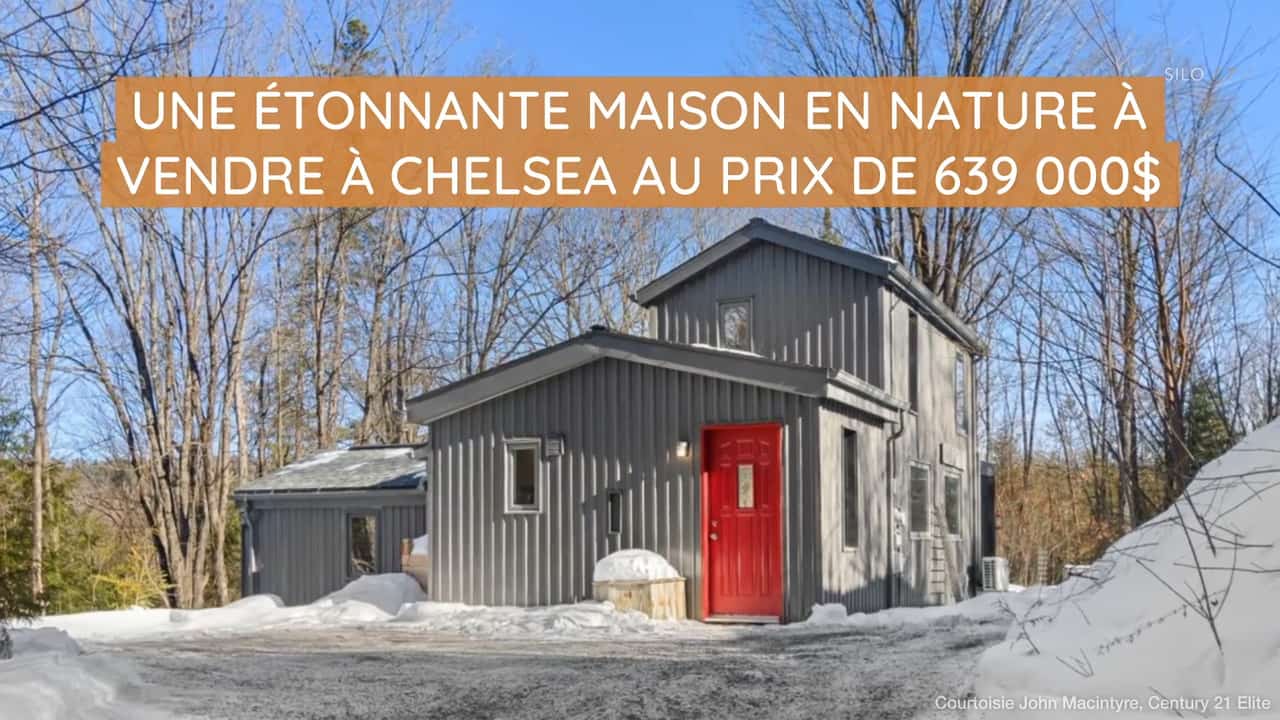 Une étonnante maison en nature à vendre à Chelsea au prix de 639 000$