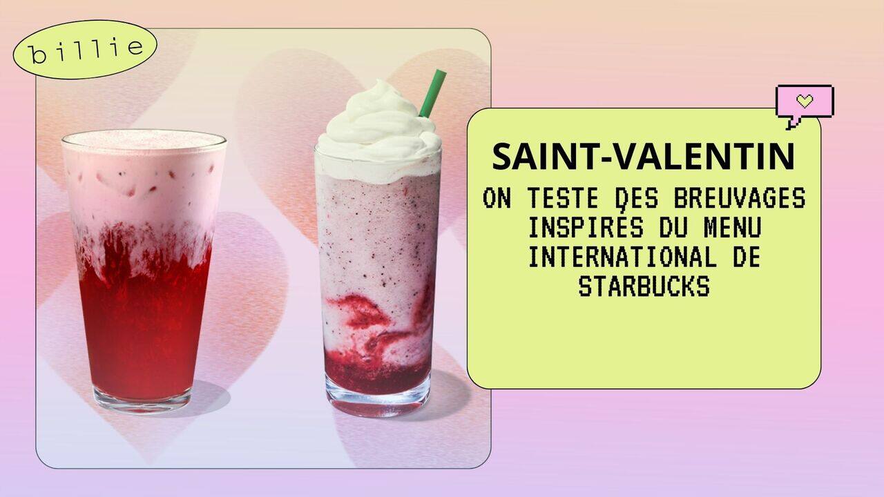 [VIDÉO] On teste des breuvages de  Saint-Valentin inspirés du menu international de Starbucks