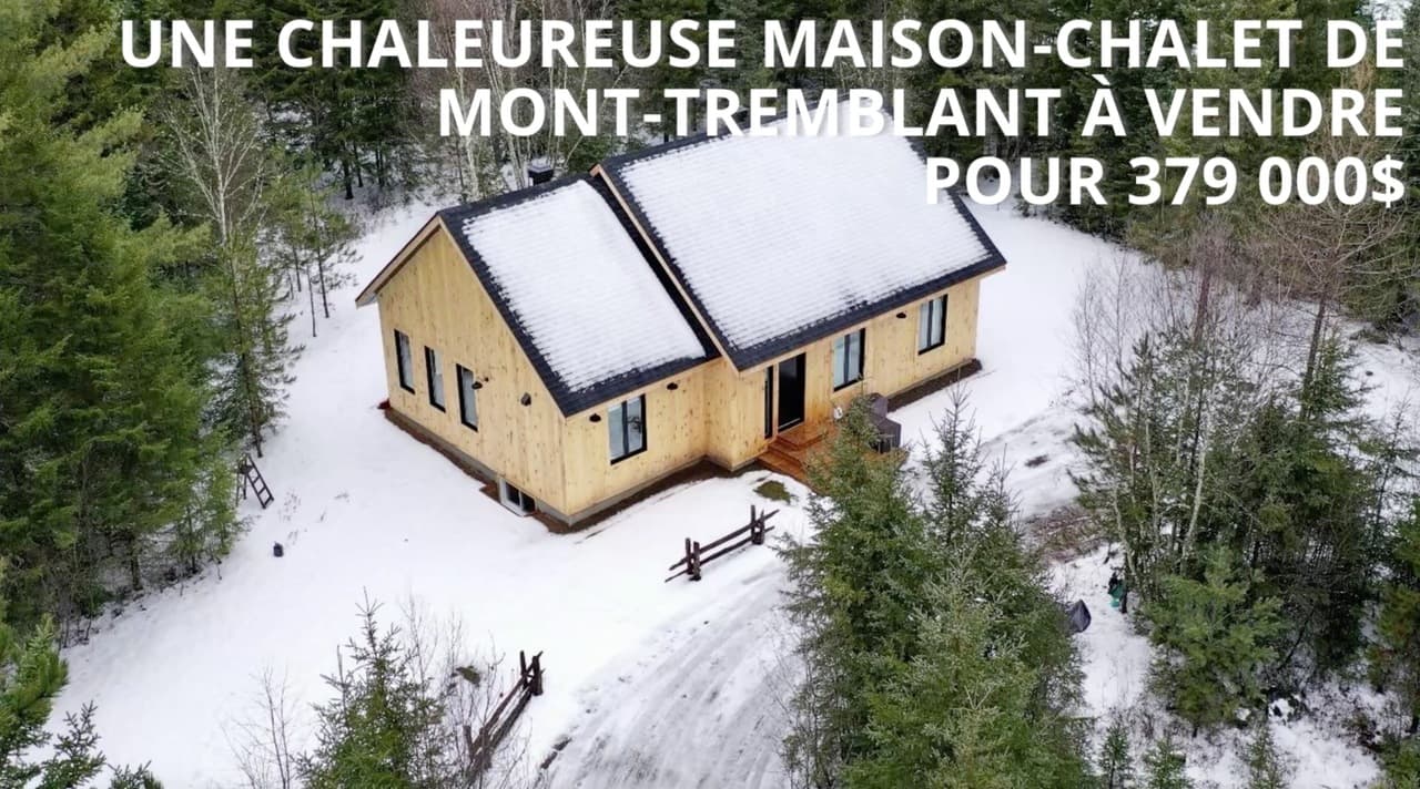 Une chaleureuse maison-chalet de Mont-Tremblant à vendre pour 379 000$