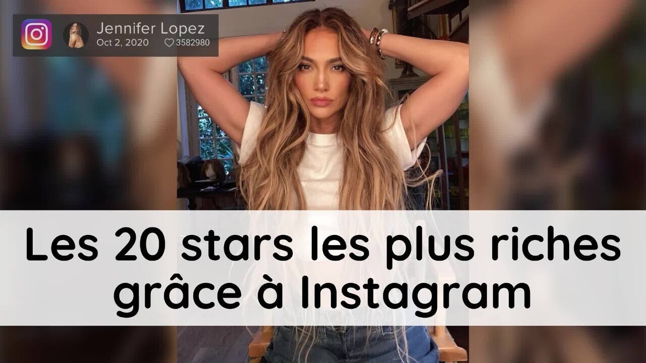 Les 20 stars les plus riches grâce à Instagram