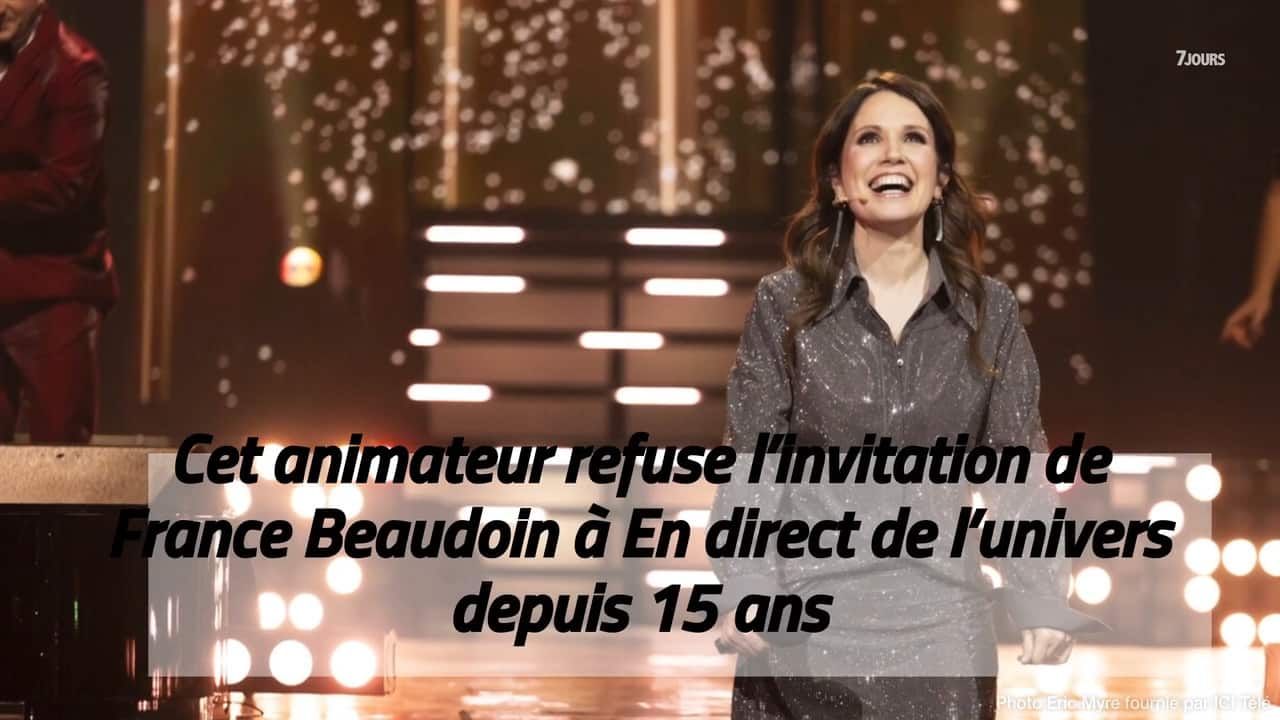 Cet animateur refuse l'invitation de France Beaudoin à En direct de l'univers depuis 15 ans