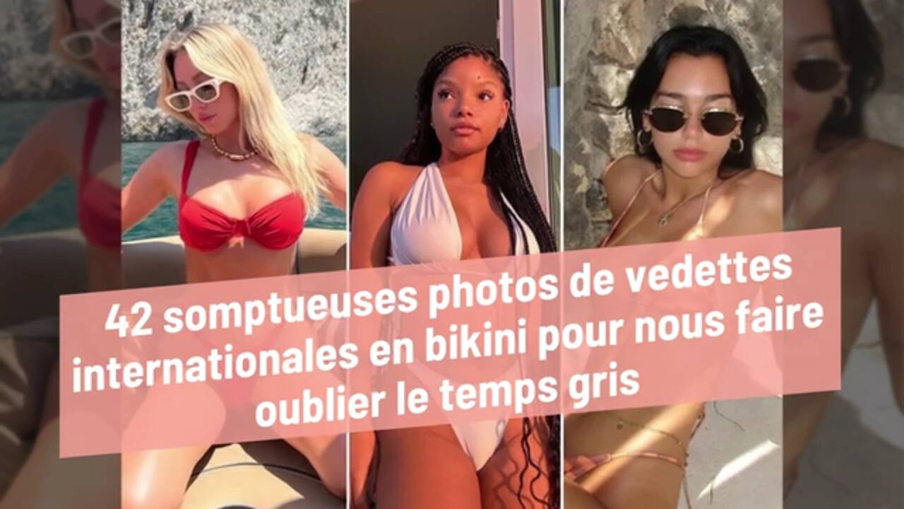 42 somptueuses photos de vedettes internationales en bikini pour nous faire oublier le temps gris