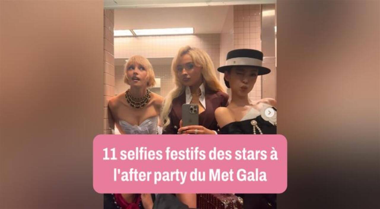 11 selfies festifs des stars à l'after party du Met Gala