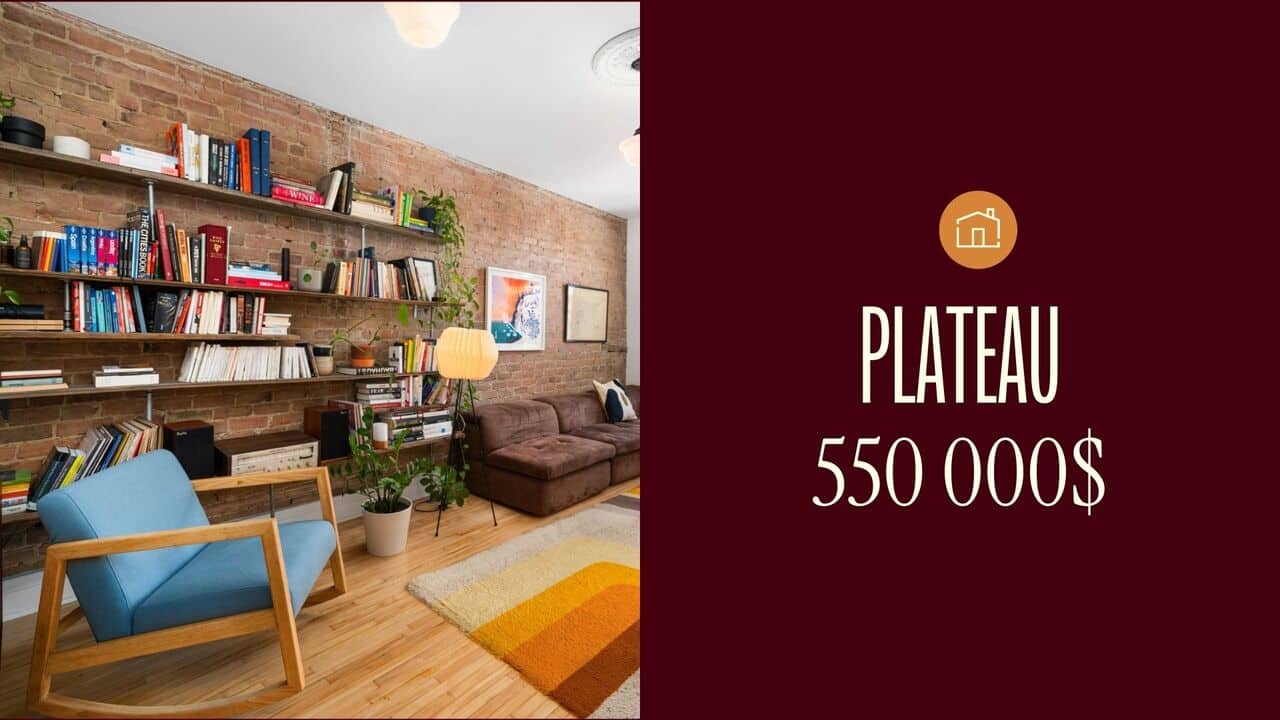 Coup de cœur assuré pour ce condo lumineux de trois chambres dans le Plateau