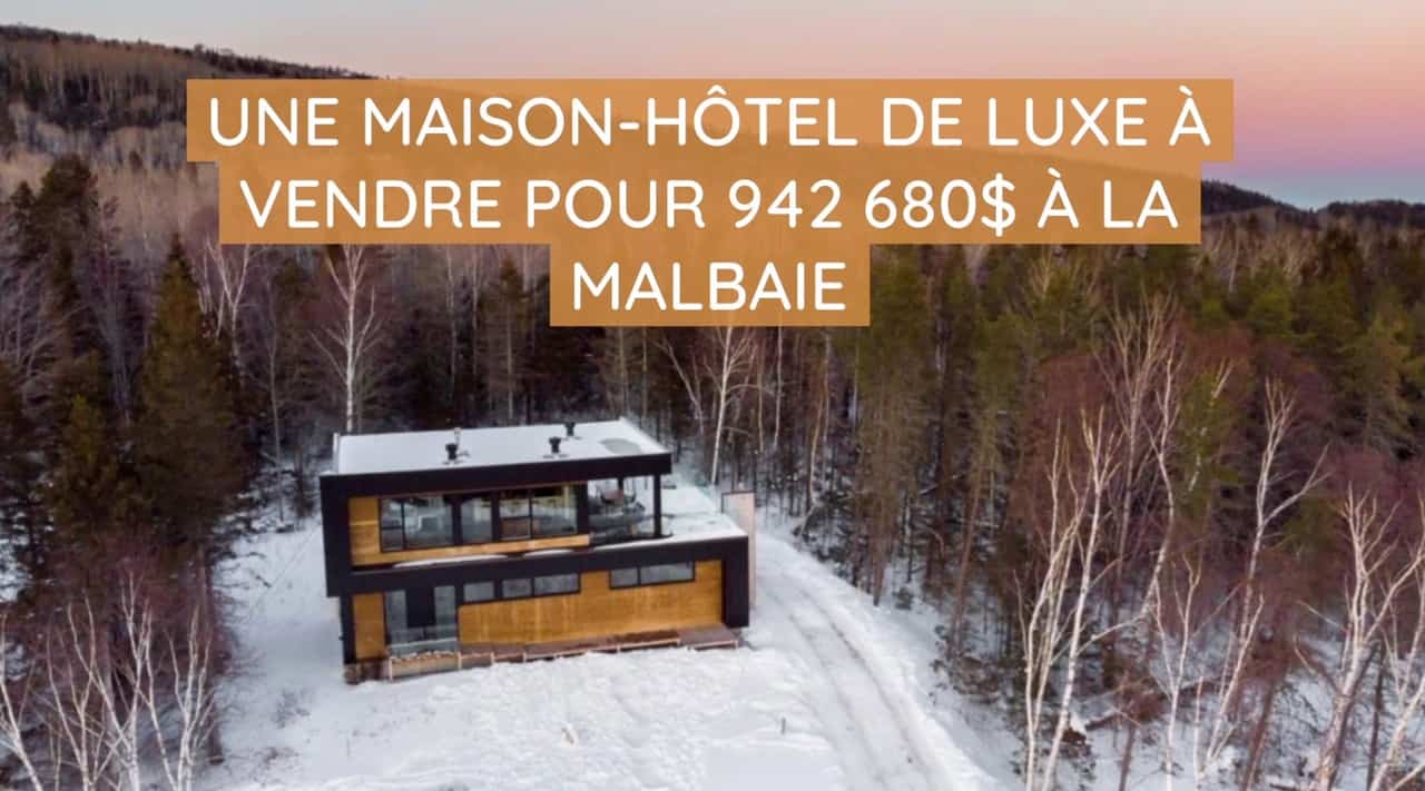 Une maison-hôtel de luxe à vendre pour 942 680$ à la Malbaie