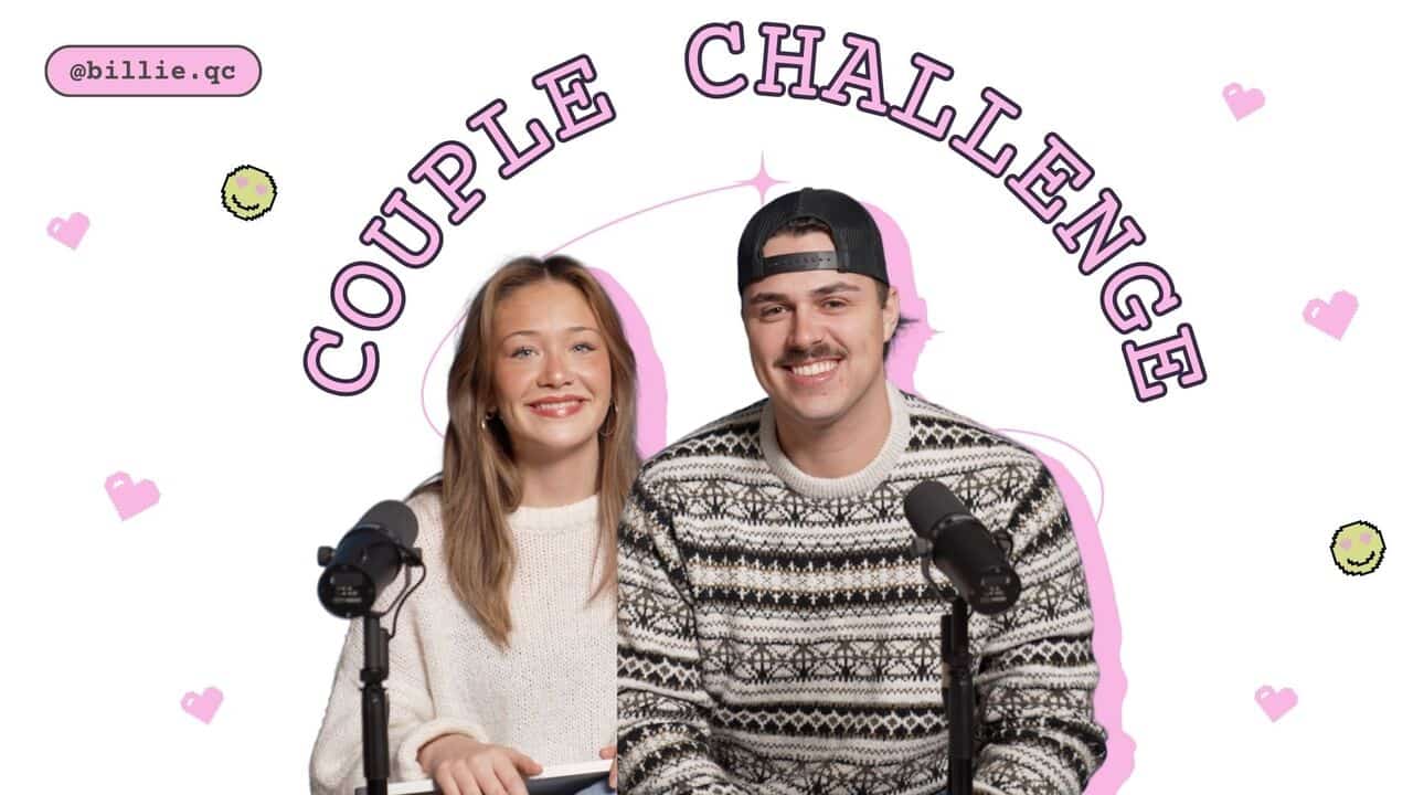 [VIDÉO] Couple challenge avec Joël Vogt et Romie Lacasse de Star Académie