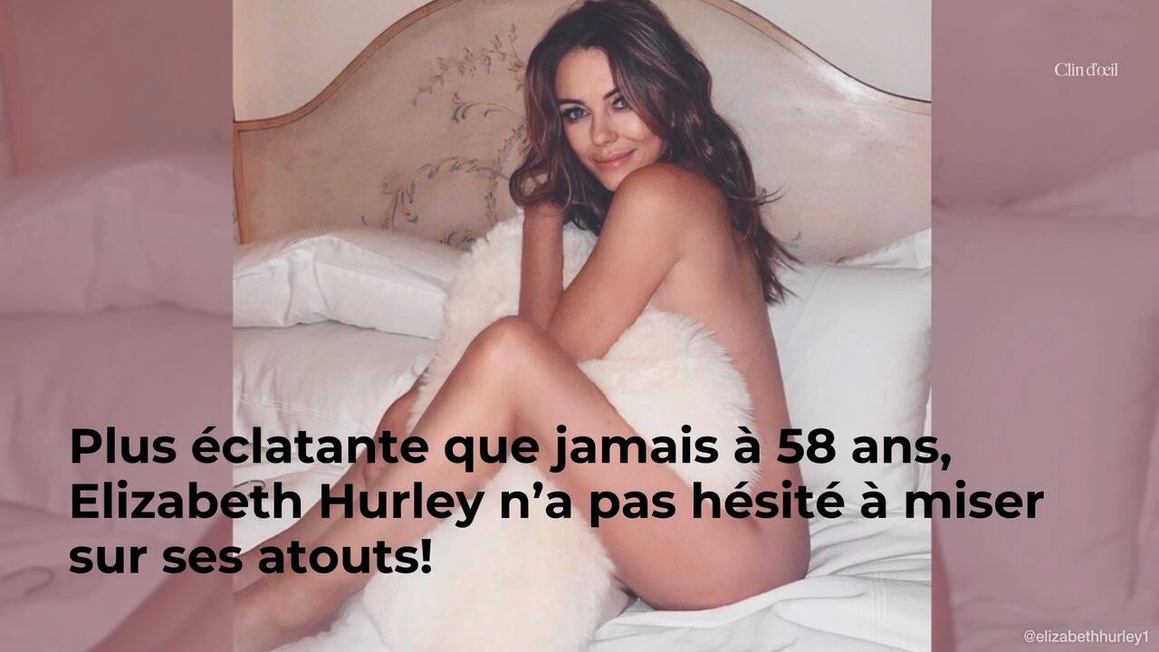 Elizabeth Hurley porte un décolleté vertigineux et dévoile sa poitrine galbée à 58 ans