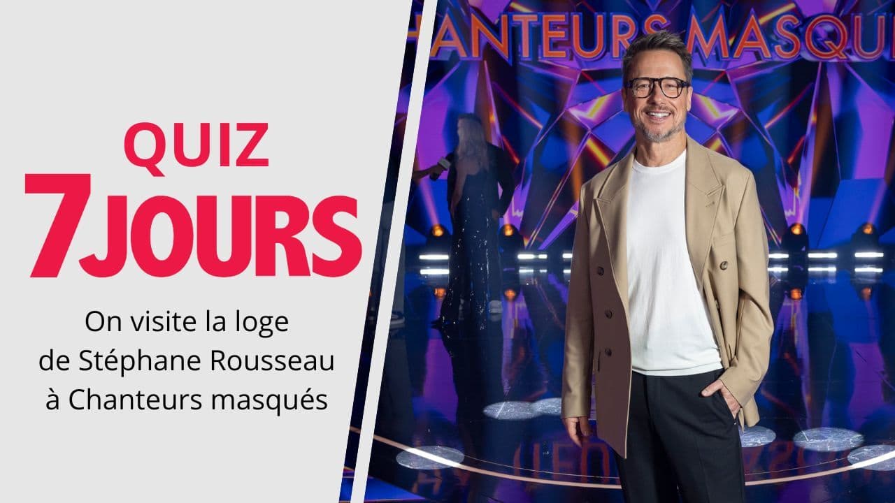 On visite la loge de Stéphane Rousseau à Chanteurs masqués