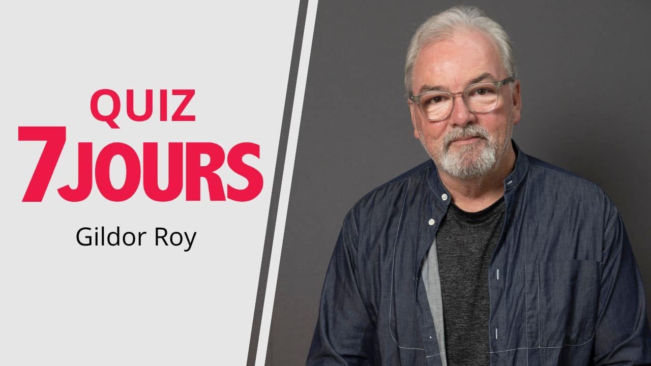 [VIDÉO] Gildor Roy répond au quiz 7Jours.ca