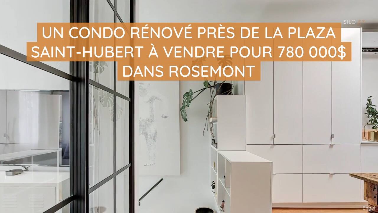 Un condo rénové près de la Plaza Saint-Hubert à vendre pour 780 000$ dans Rosemont  dans Rosemont