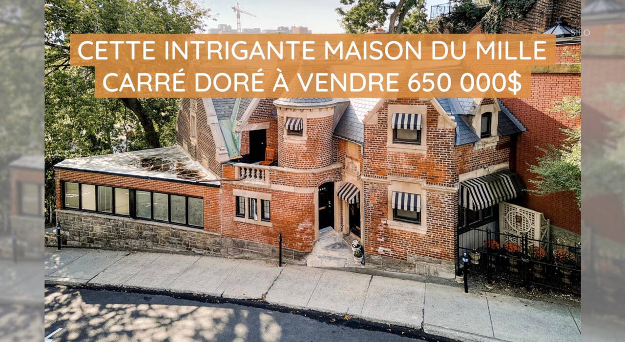 Cette intrigante maison du Mille carré doré à vendre 650 000$