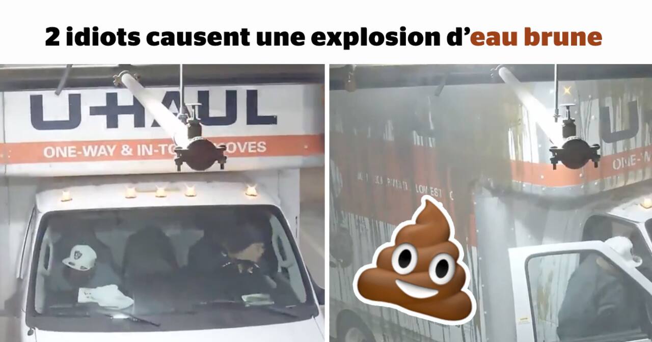 SDC -2 idiots causent une explosion de caca