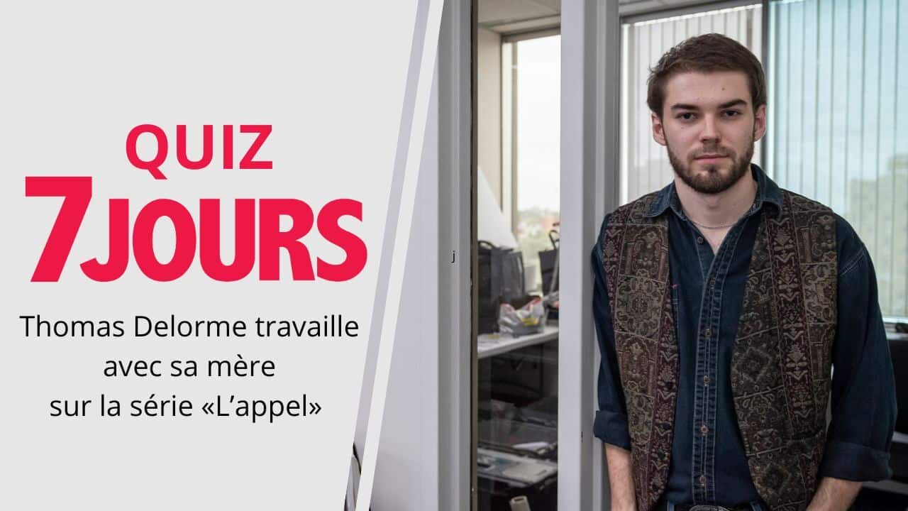 [VIDÉO] Thomas Delorme travaille avec sa mère sur la série «L'appel»