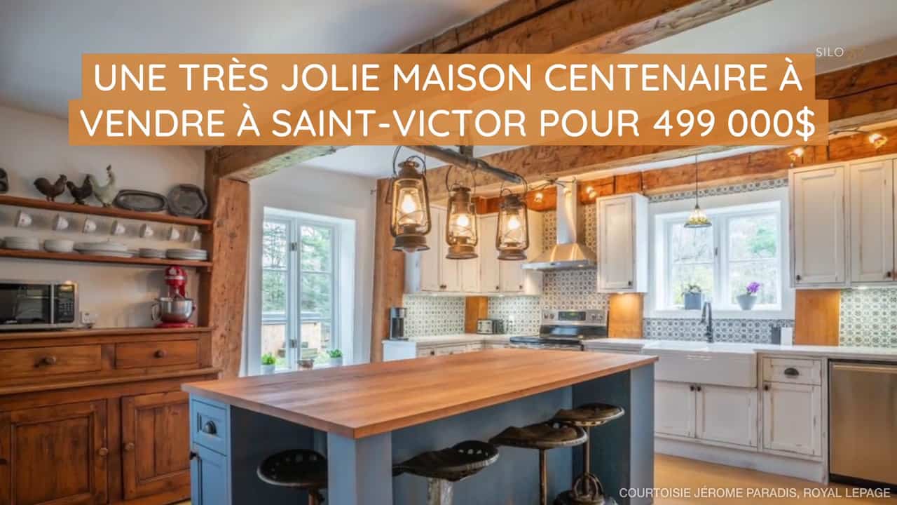Une très jolie maison centenaire à vendre à Saint-Victor pour 499 000$