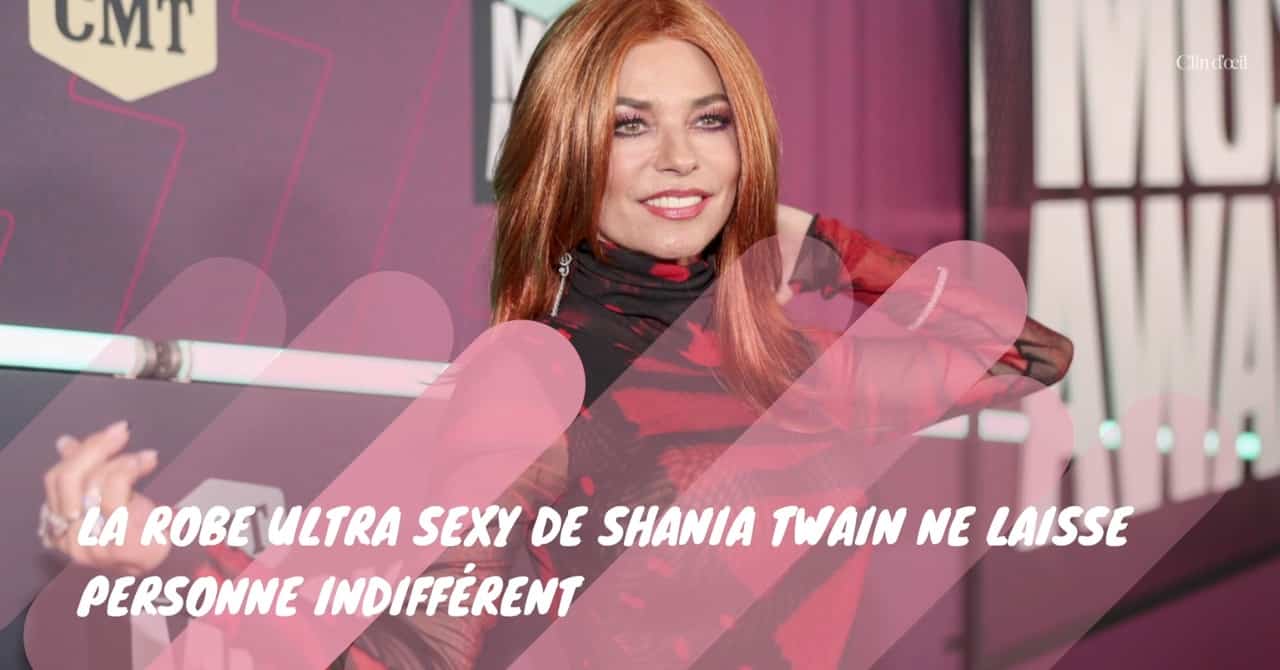 La robe ultra sexy de Shania Twain ne laisse personne indifférent 