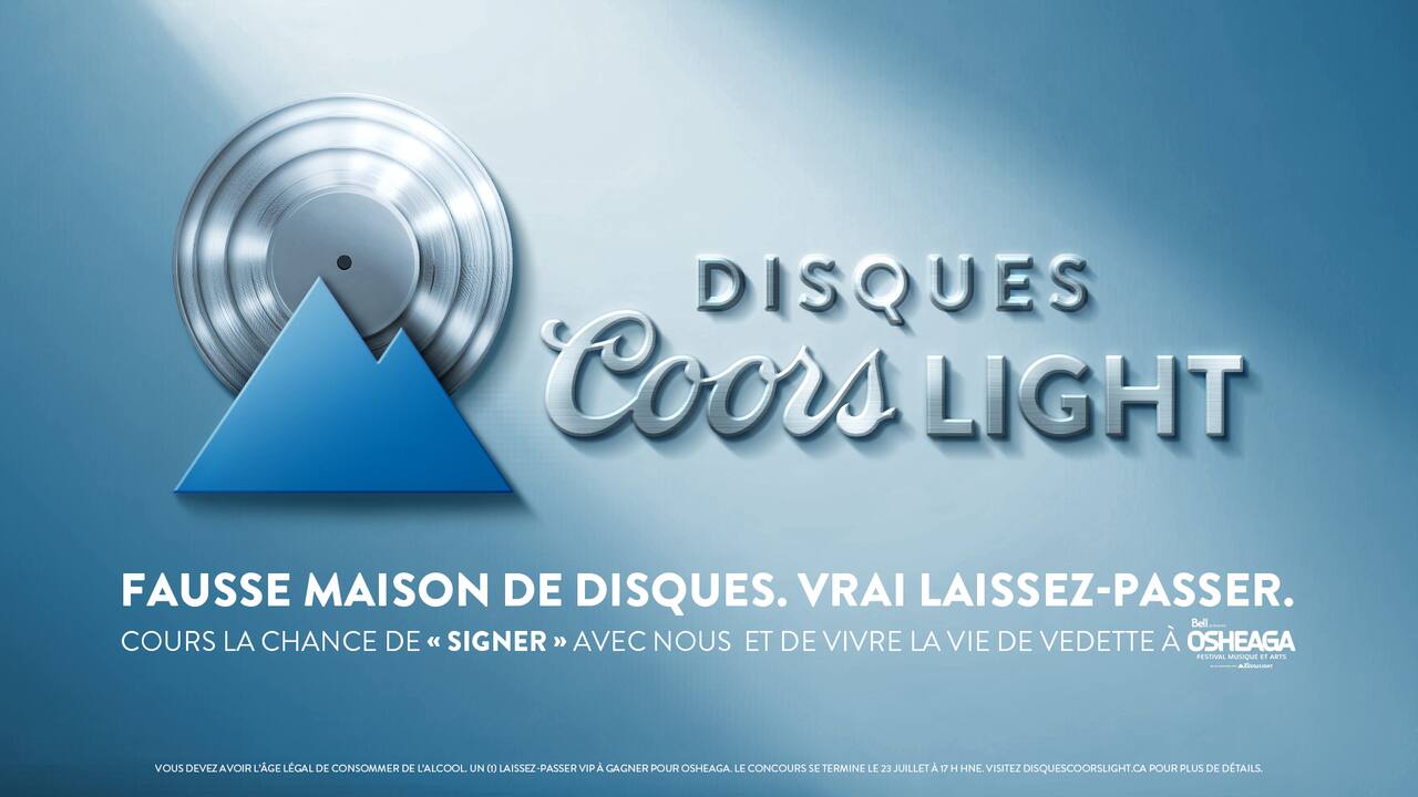 Les Disques Coors Light t'offrent une expérience VIP digne d'une star à OSHEAGA 2025