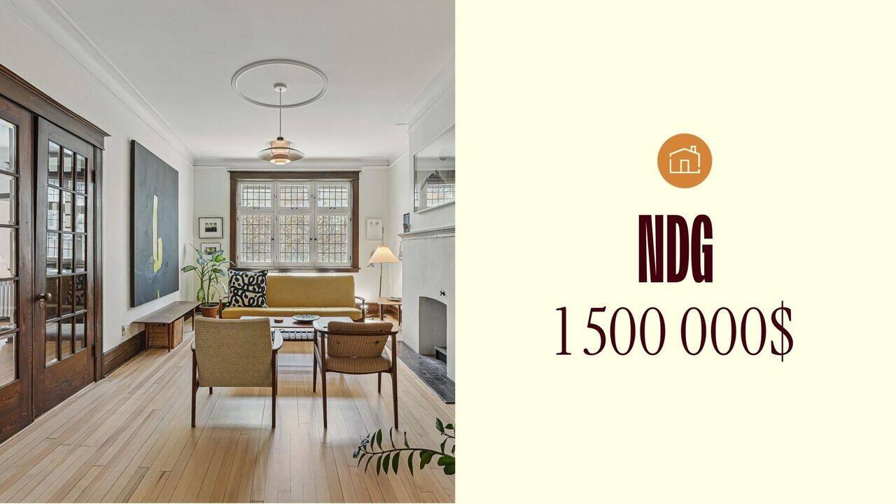 Cette maison centenaire à la porte bleue et au charme scandinave est à vendre à Montréal