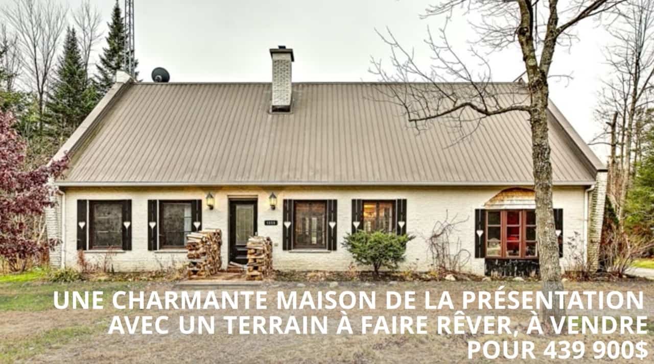 Une charmante maison de La Présentation avec un terrain à faire rêver, à vendre pour 439 900$