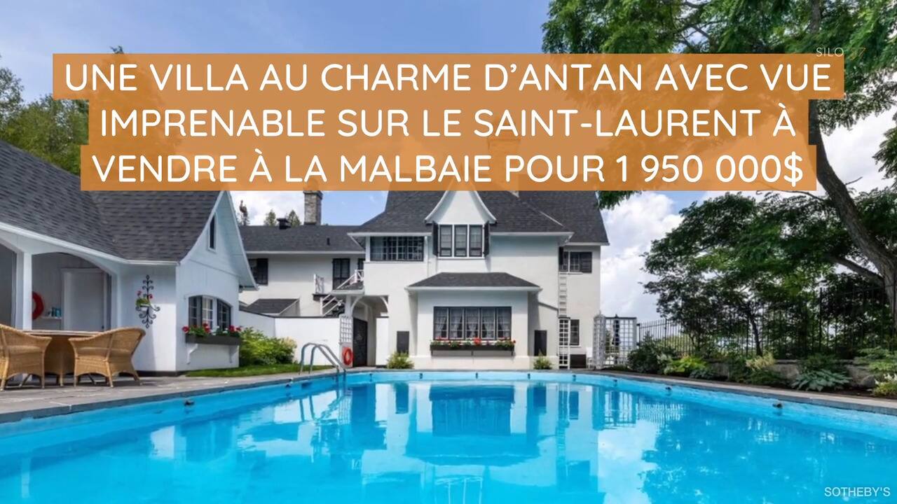 Une villa au charme d'antan avec vue imprenable sur le Saint-Laurent à vendre à La Malbaie pour 1 950 000$