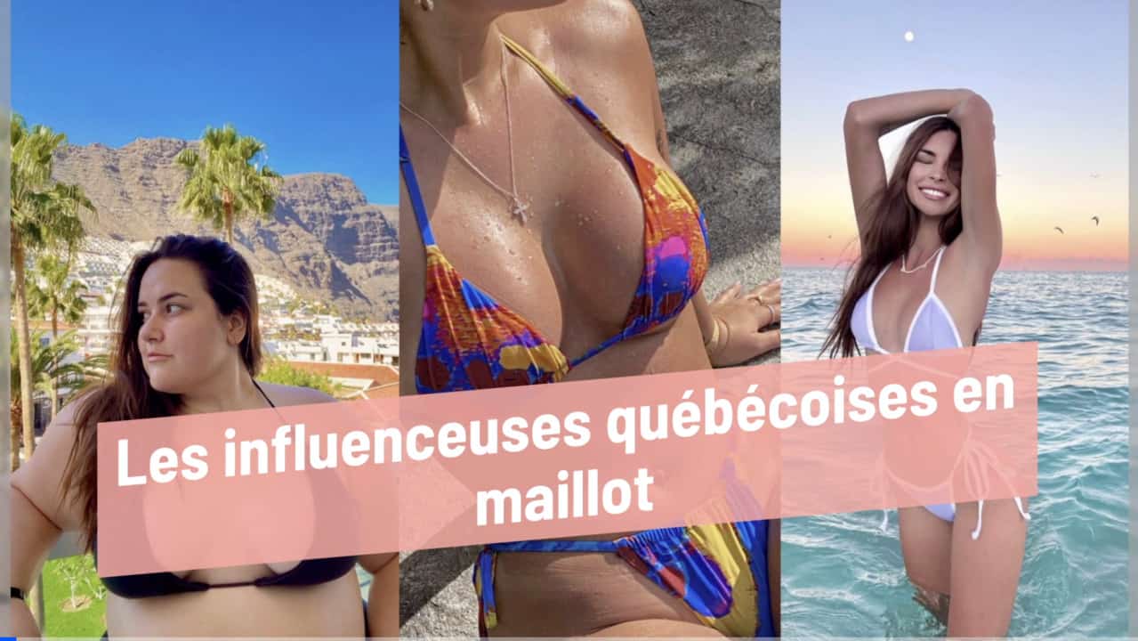 Les vedettes québécoises en maillot 