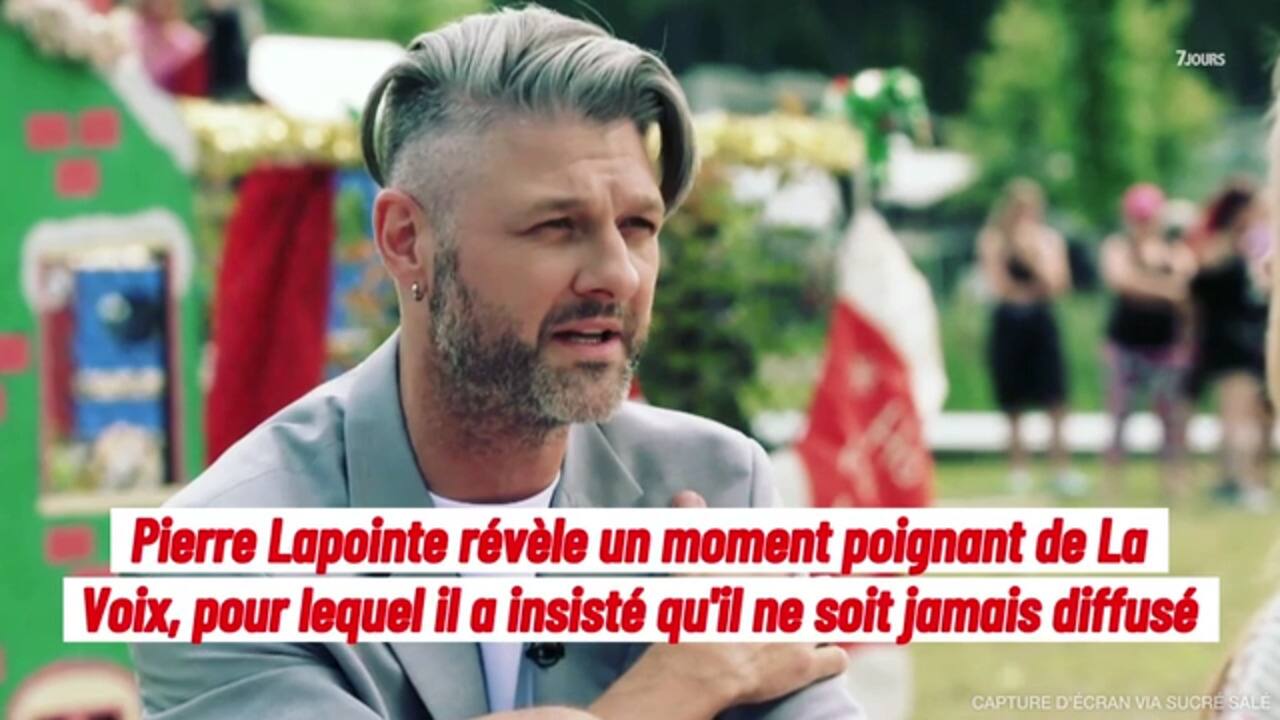 Pierre Lapointe révèle un moment poignant de La Voix