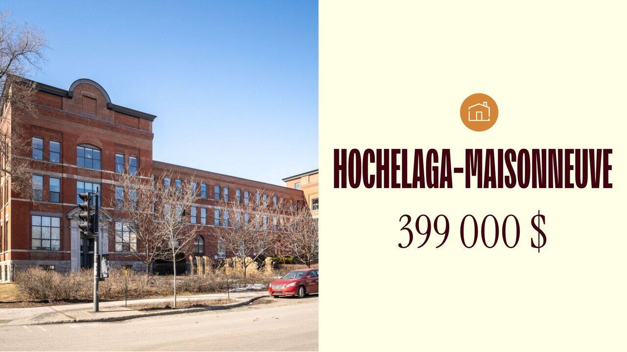 Condo douillet dans une ancienne usine de biscuits à vendre pour seulement 399 000$