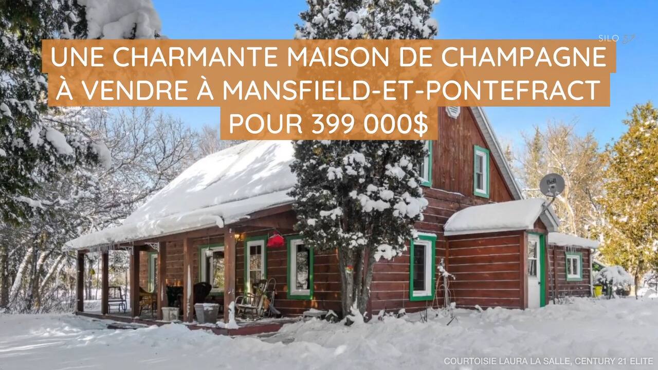 Une charmante maison de champagne à vendre à Mansfield-et-Pontefract pour 399 000$