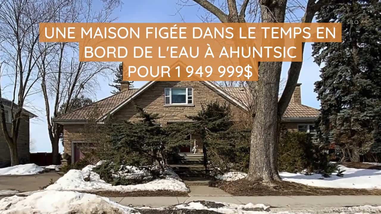 Une maison figée dans le temps en bord de l'eau à Ahuntsic pour 1 949 999$