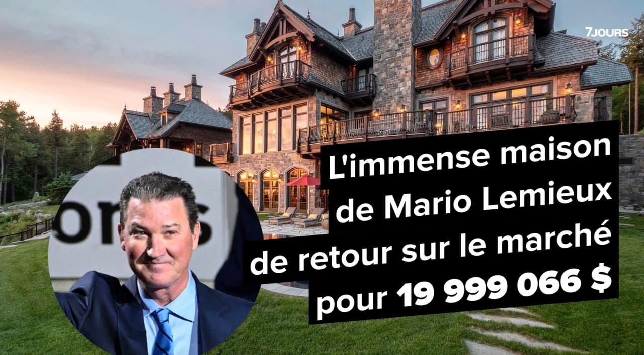 L'immense maison de Mario Lemieux à Mont-Tremblant est de retour sur le marché pour 19 999 066$