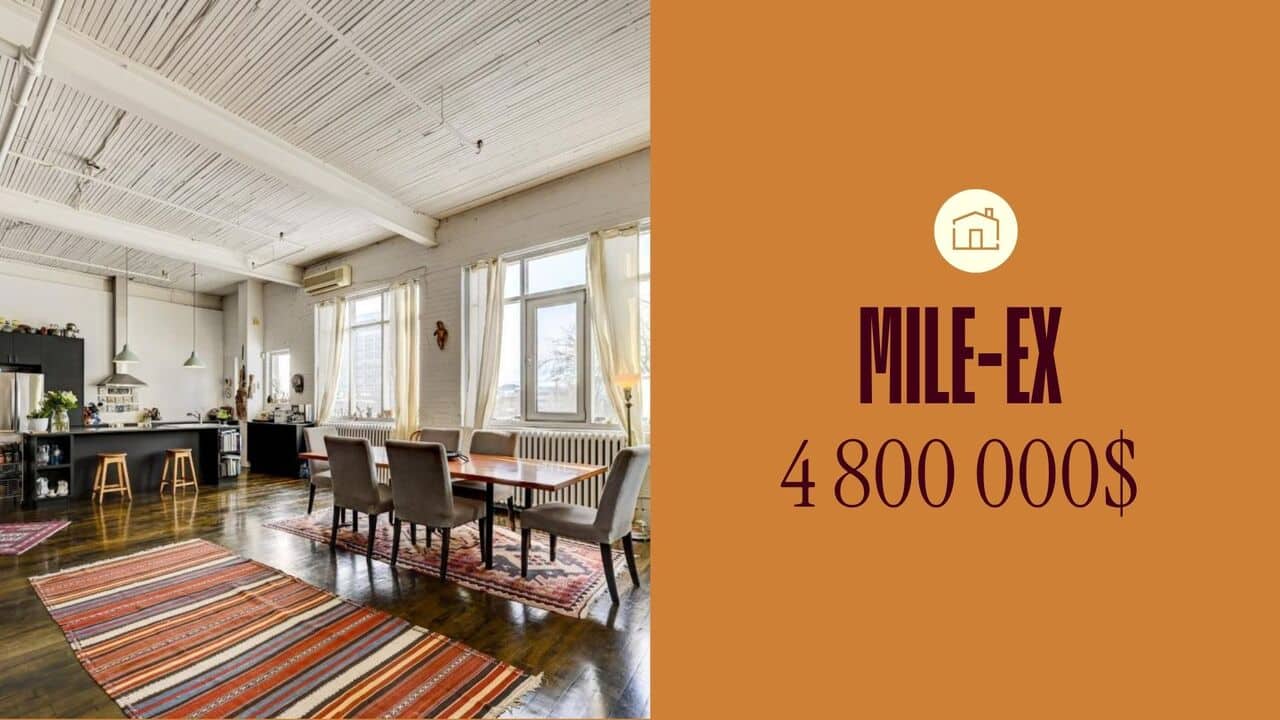 Un ancien bâtiment industriel transformé en lofts et ateliers d'artistes à vendre dans le Mile-Ex pour 4 800 000$