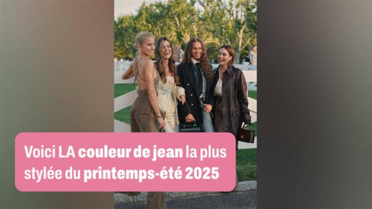 Voici LA couleur de jean la plus stylée du printemps-été 2025