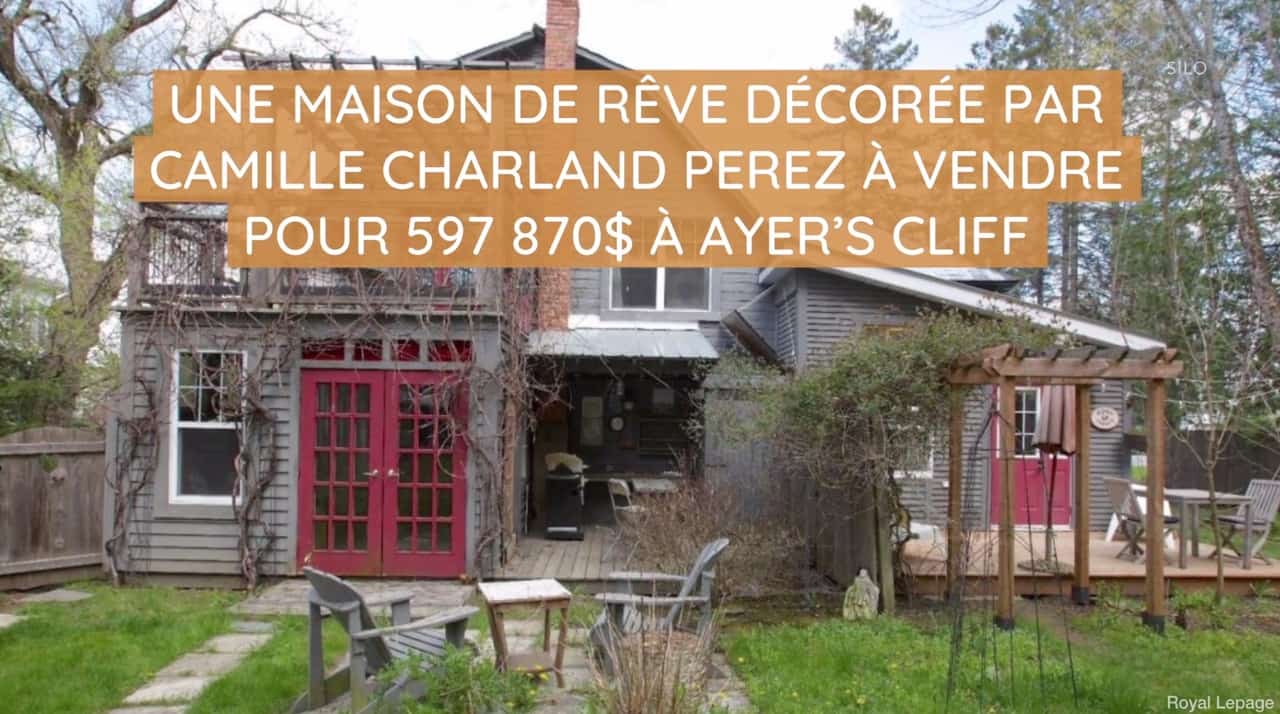 une maison de rêve décorée par Camille Charland Perez à vendre pour 597 870$ à Ayer's Cliff